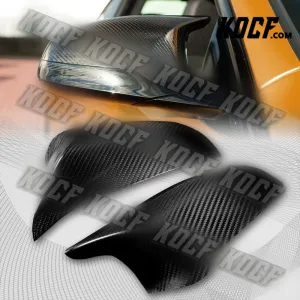 For 2015-2020 BMW M3 M4 F80 F82 Real Carbon Fiber Side View Mirror Cover Cap 2PC