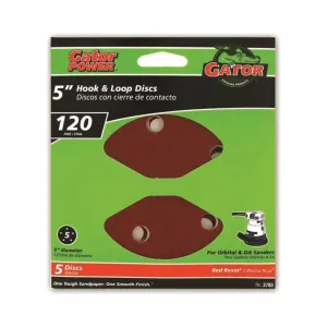 Gator Red Resin fiber discs 120 Grit