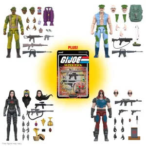 G.I. Joe ULTIMATES! Wave 4 - Baroness, Gung-Ho, Stalker & Zartan (  Super Pack)