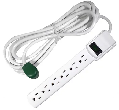 GoGreen Power® 6 Outlet Surge Protector 12ft Cord