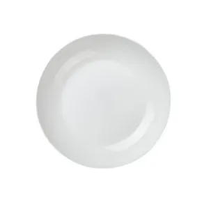 Golden Opal Diwali Plain White Soup Serving Plate 21cm (Set of 6)