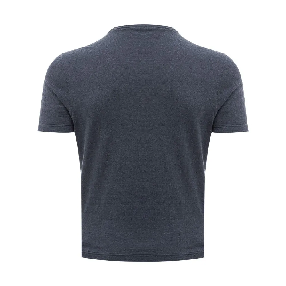 Gran Sasso Elegant Gray Cotton T-Shirt