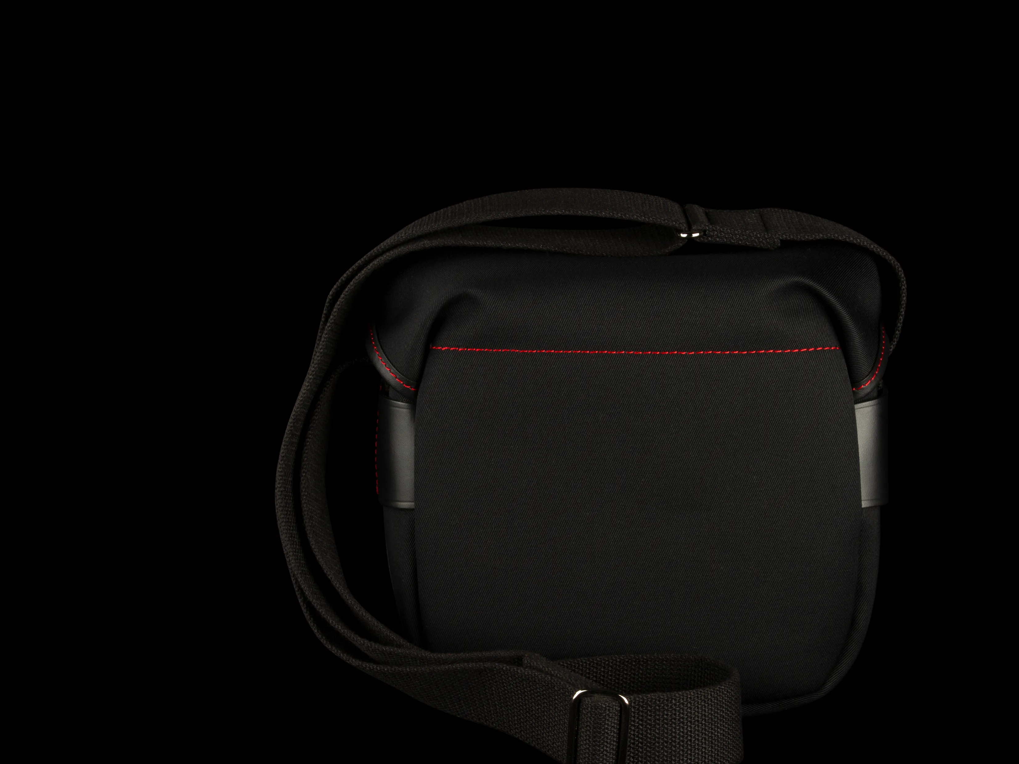 Hadley Digital Camera Bag - Black Canvas / Black Leather / Red Stitching (50th Anniversary Limited Edition)