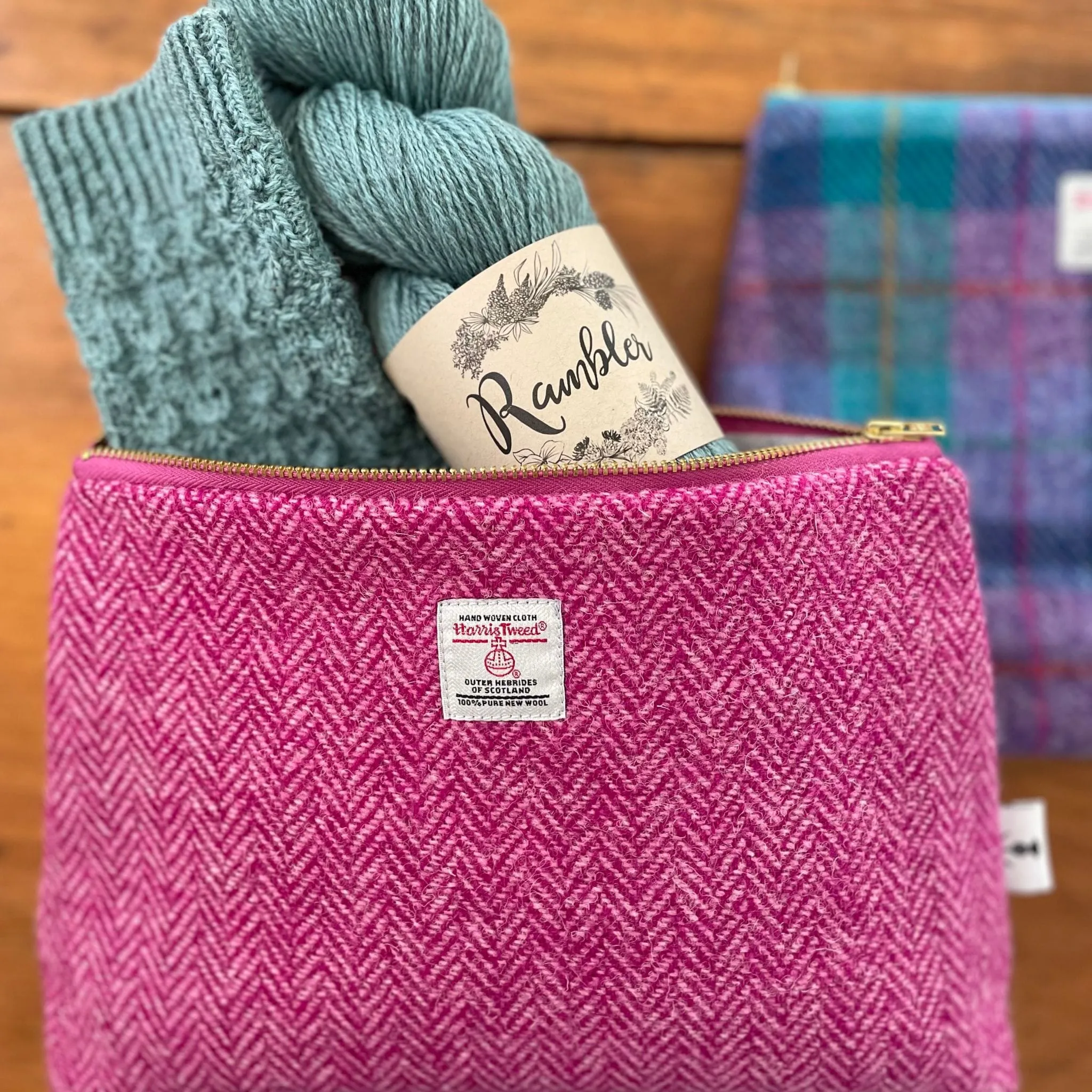 Harris Tweed Project Bag