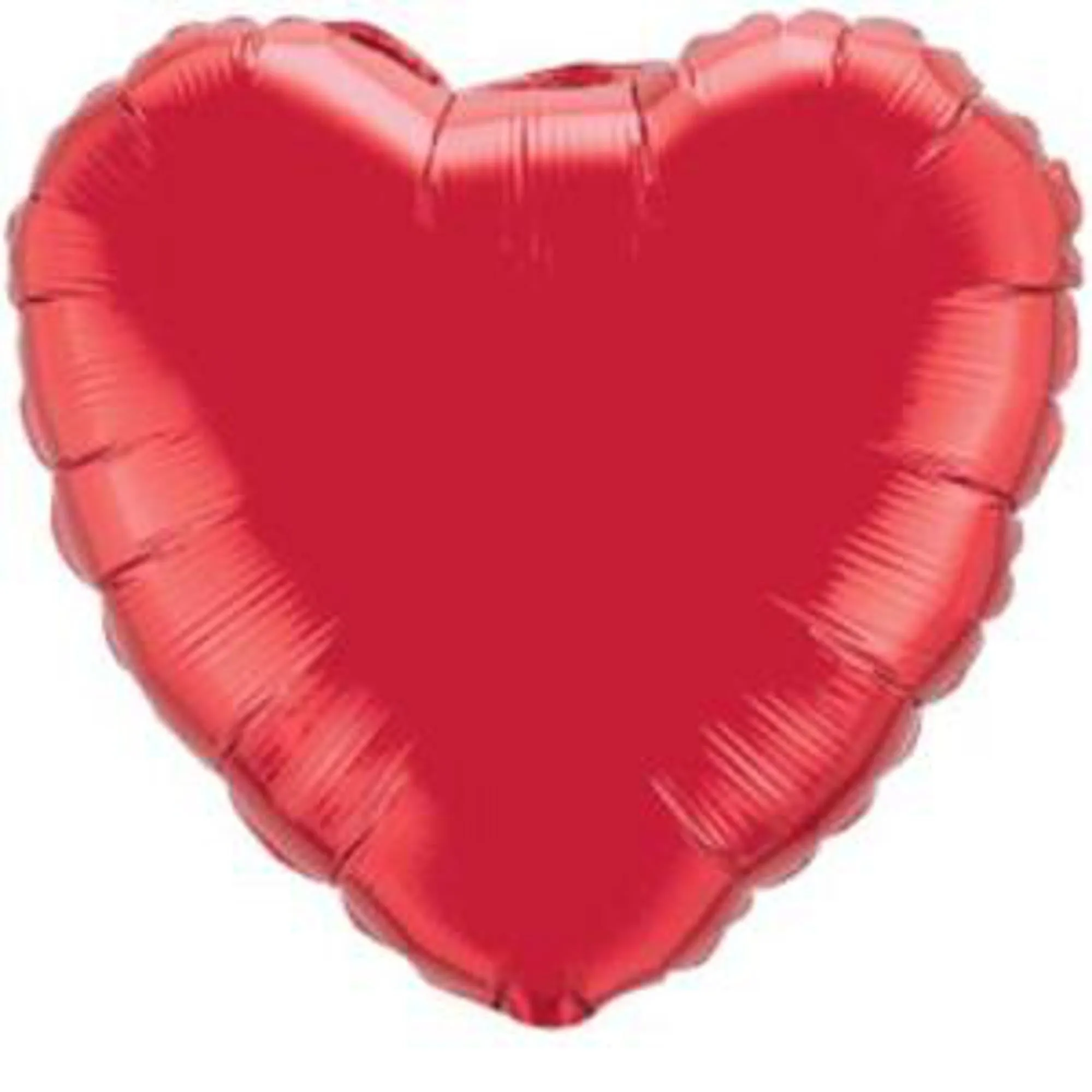 Heart-Shaped Ruby Red Mylar Balloon - 36 Inches.