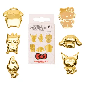 Hello Kitty 50th Anniversary Gold Pin Blind Box