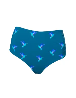 High Waist Hummingbird Womens Bikini Bottoms