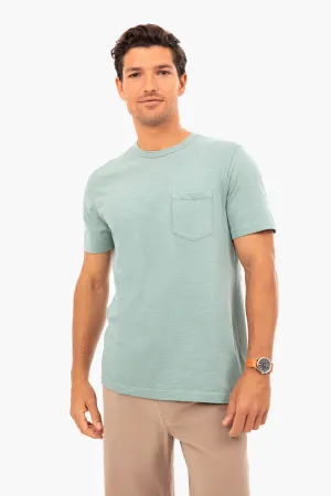 Jade Sunwashed Pocket Tee