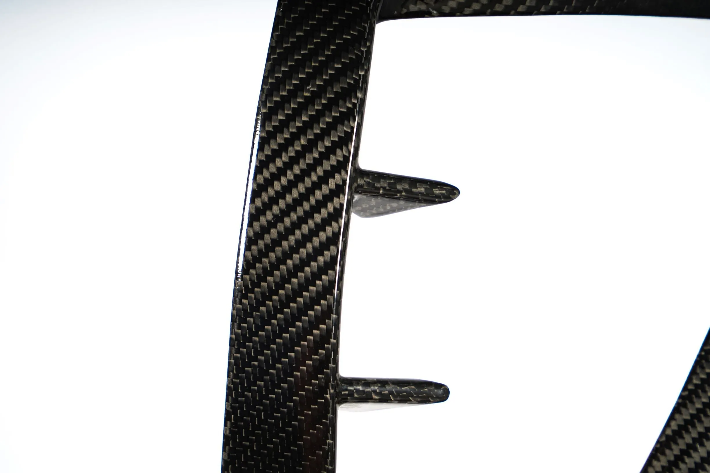 Karbel Carbon Dry Carbon Fiber Front Bumper Upper Valences for Audi S4 & A4 S Line 2020-ON B9.5