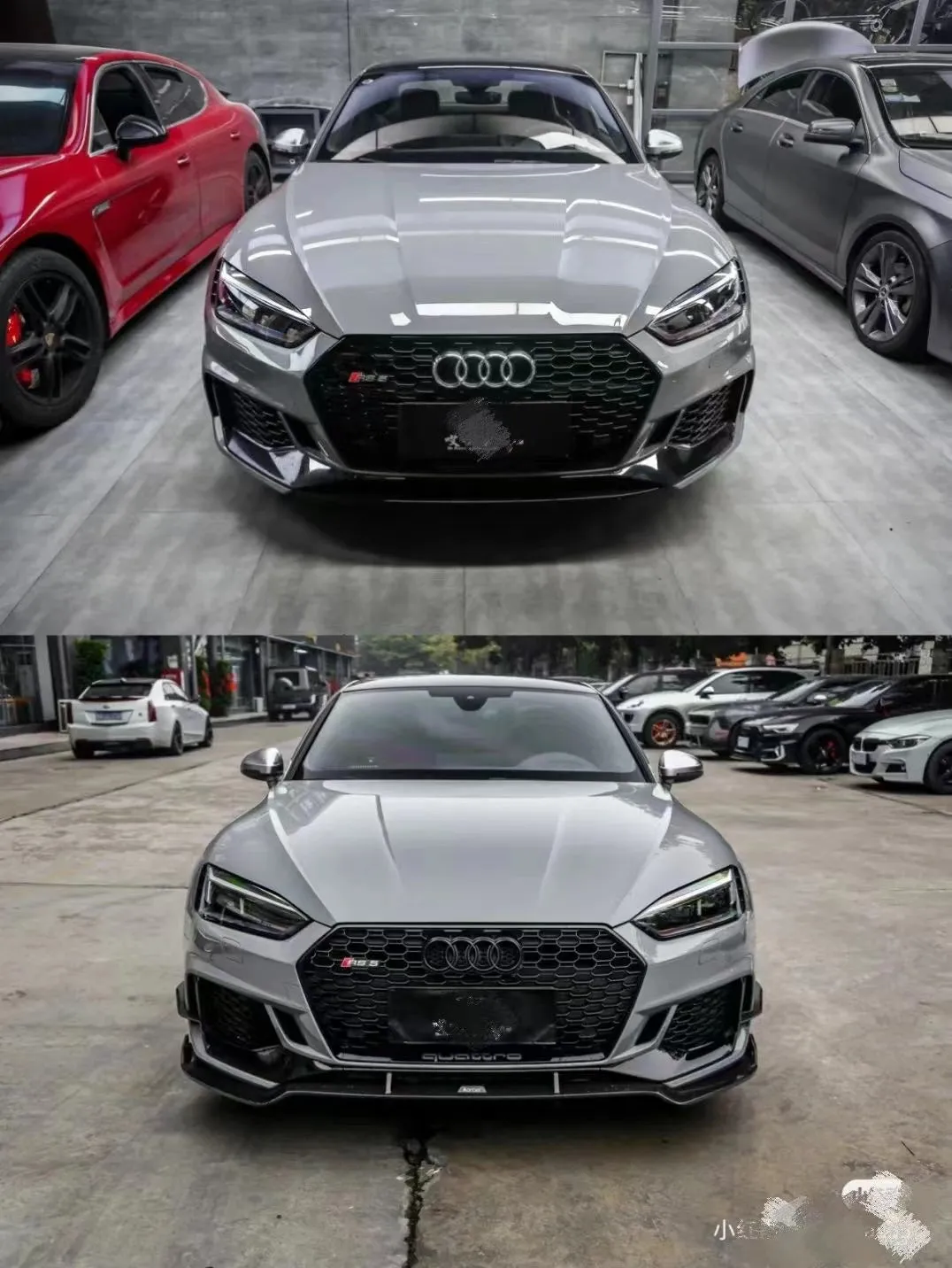 Karbel Carbon Dry Carbon Fiber Front Lip For Audi RS5 B9 2017-2019