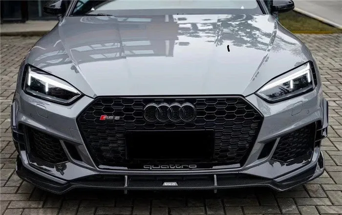 Karbel Carbon Dry Carbon Fiber Front Lip For Audi RS5 B9 2017-2019