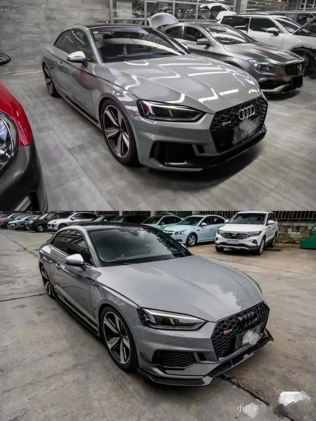 Karbel Carbon Dry Carbon Fiber Front Lip For Audi RS5 B9 2017-2019