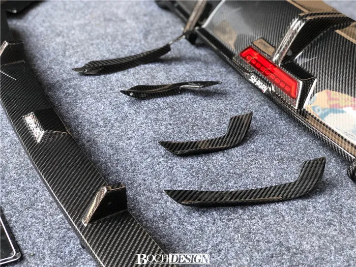 Karbel Carbon Dry Carbon Fiber Front Lip For Audi RS5 B9 2017-2019