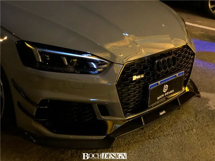 Karbel Carbon Dry Carbon Fiber Front Lip For Audi RS5 B9 2017-2019