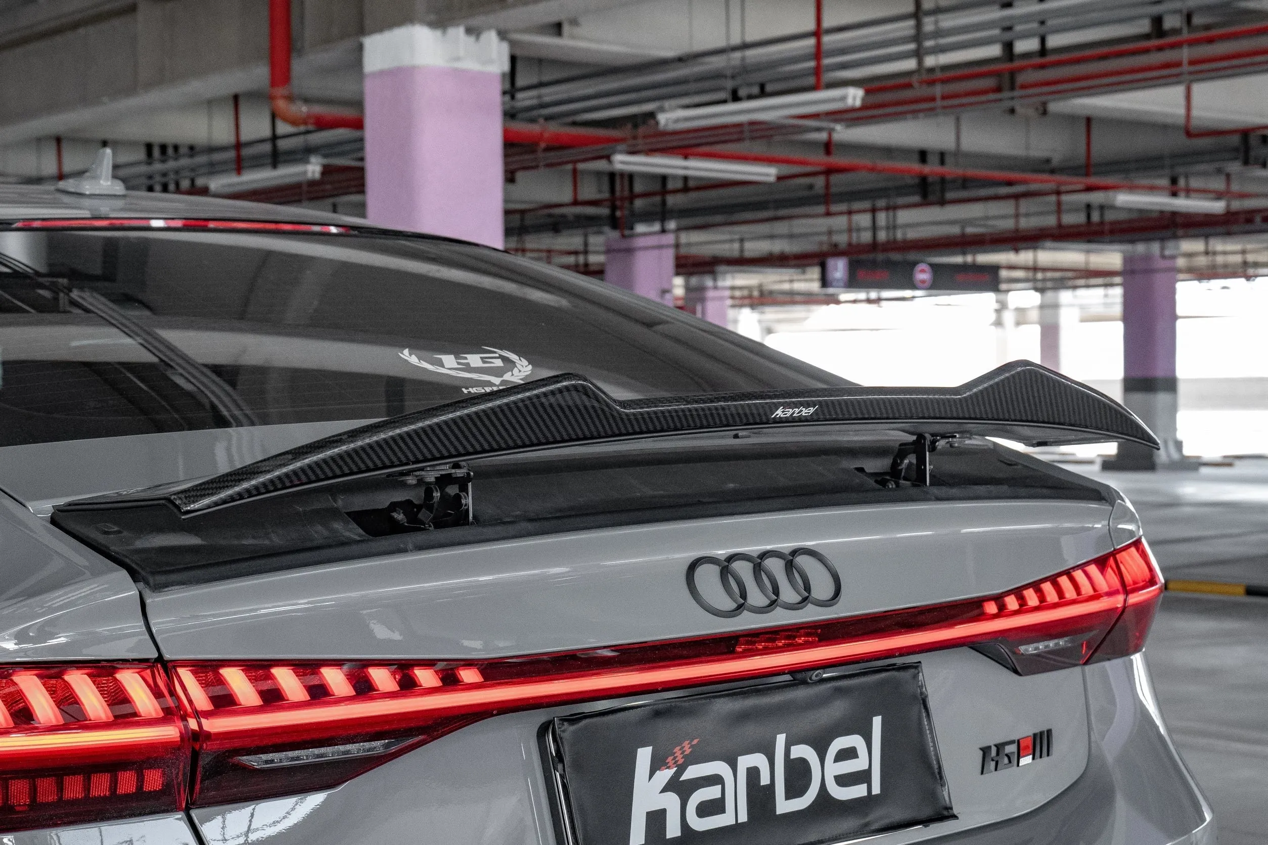 Karbel Carbon Dry Carbon Fiber Rear Spoiler Ver.2 for Audi RS7 S7 A7 2019-ON C8