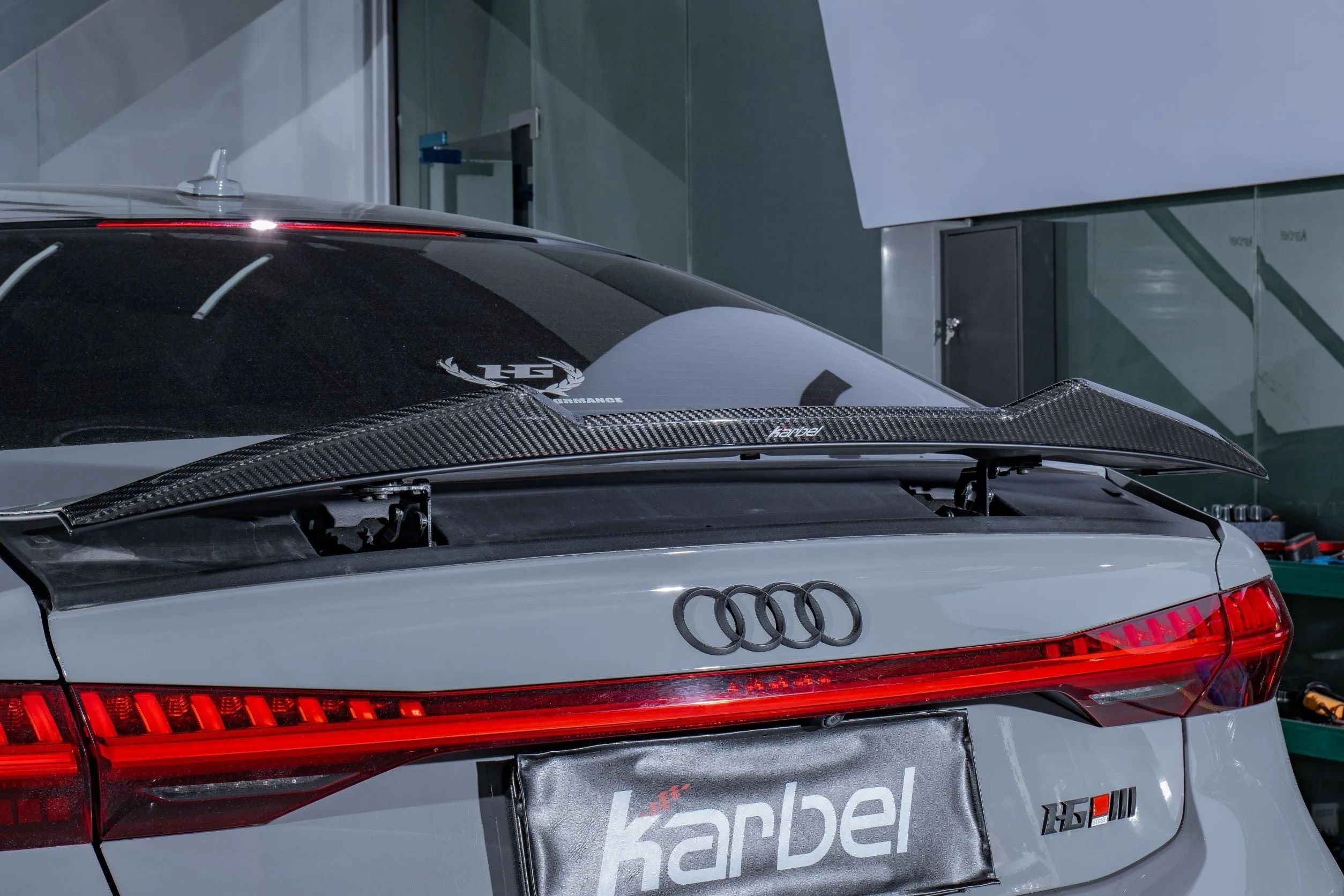 Karbel Carbon Dry Carbon Fiber Rear Spoiler Ver.2 for Audi RS7 S7 A7 2019-ON C8