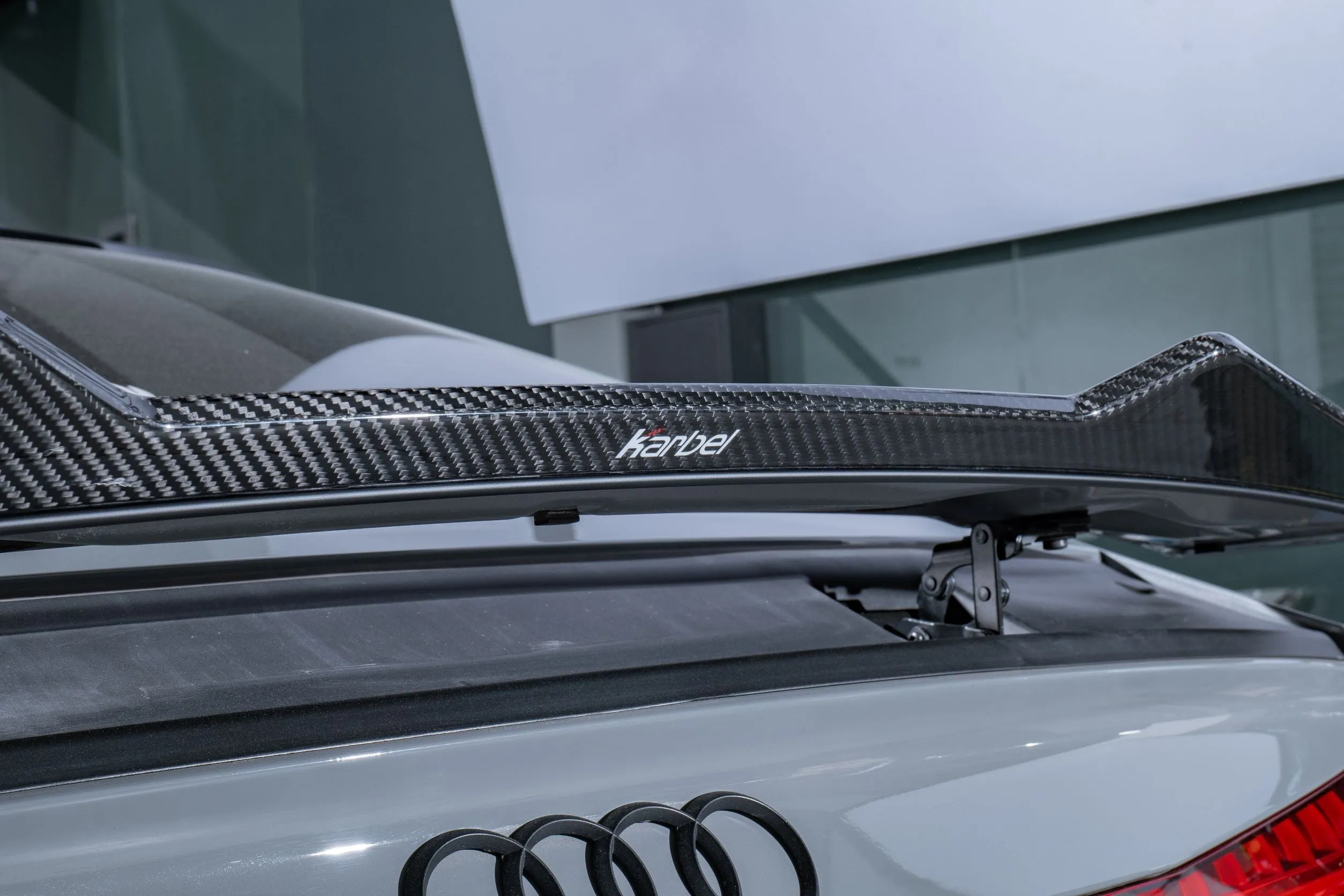 Karbel Carbon Dry Carbon Fiber Rear Spoiler Ver.2 for Audi RS7 S7 A7 2019-ON C8