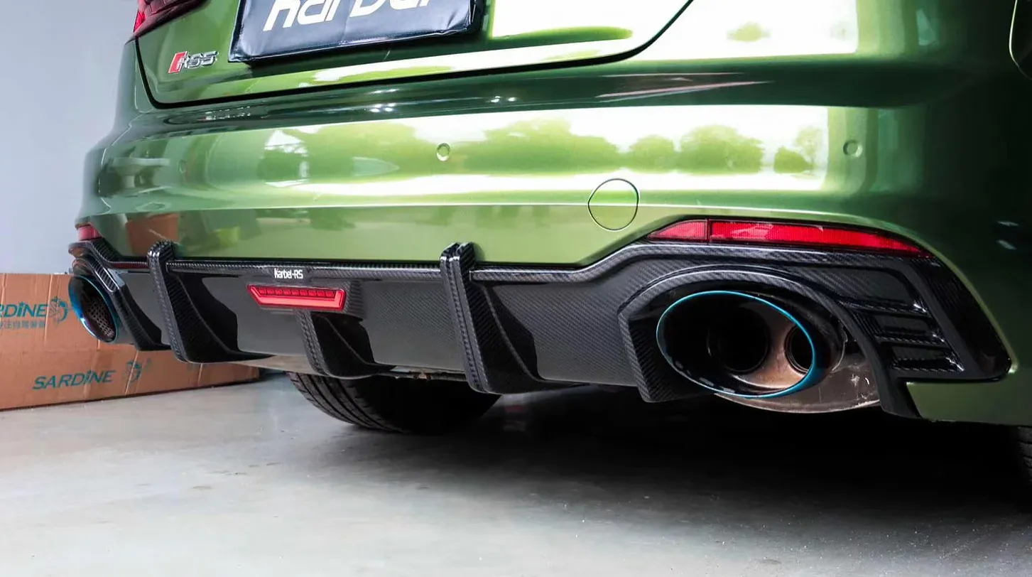 Karbel Dry Carbon Fiber Rear Diffuser For Audi RS5 B9 2017-2019