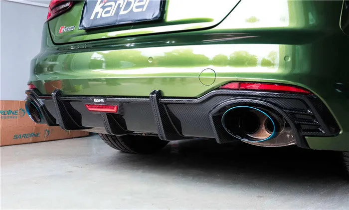 Karbel Dry Carbon Fiber Rear Diffuser For Audi RS5 B9 2017-2019