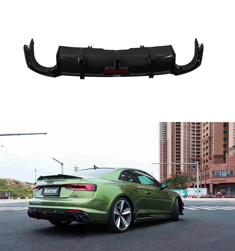 Karbel Dry Carbon Fiber Rear Diffuser For Audi RS5 B9 2017-2019