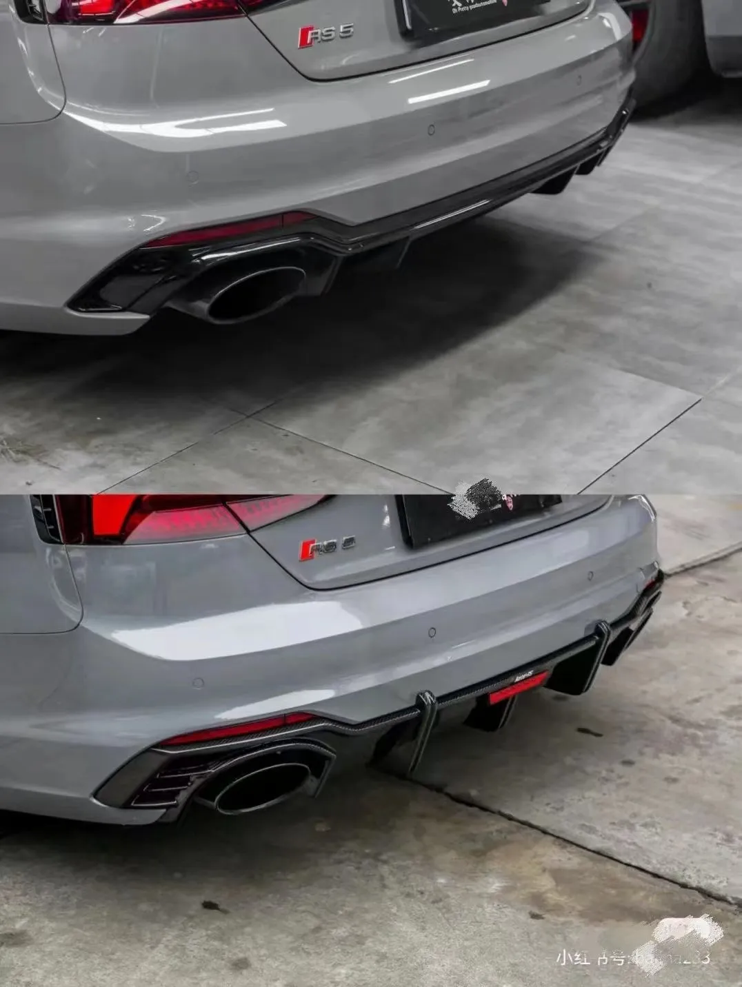 Karbel Dry Carbon Fiber Rear Diffuser For Audi RS5 B9 2017-2019