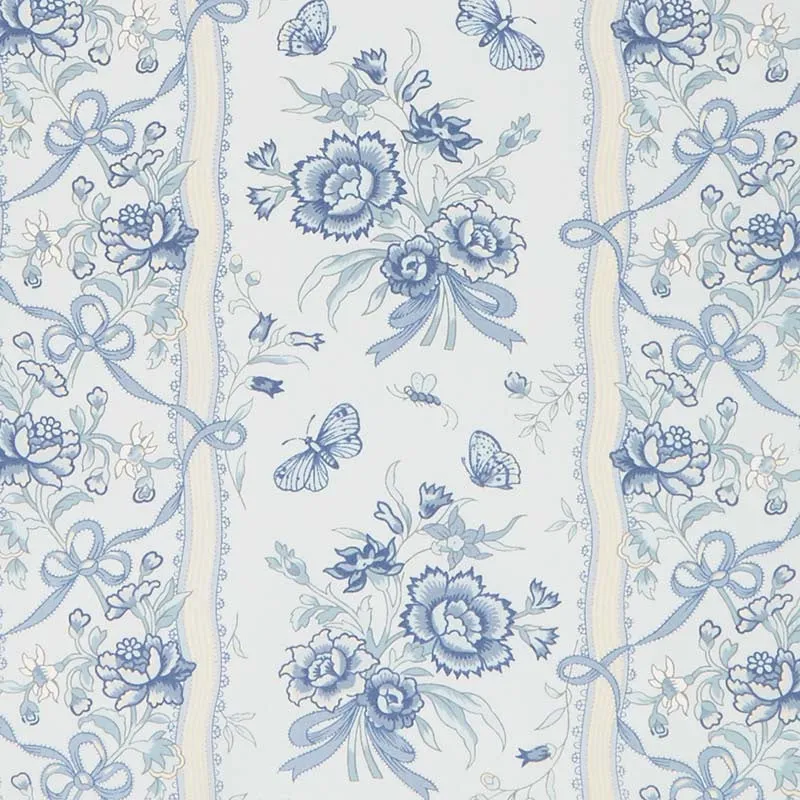 Le Beau Papillon - Calisto Tonal Blue Dust Yardage