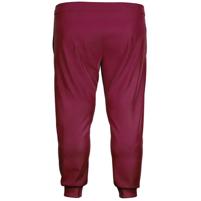 Medium Dark Cool Pink Joggers | Unisex | with PLUS sizes | Medium Dark Pure Cool Pink | C0M100Y25K60