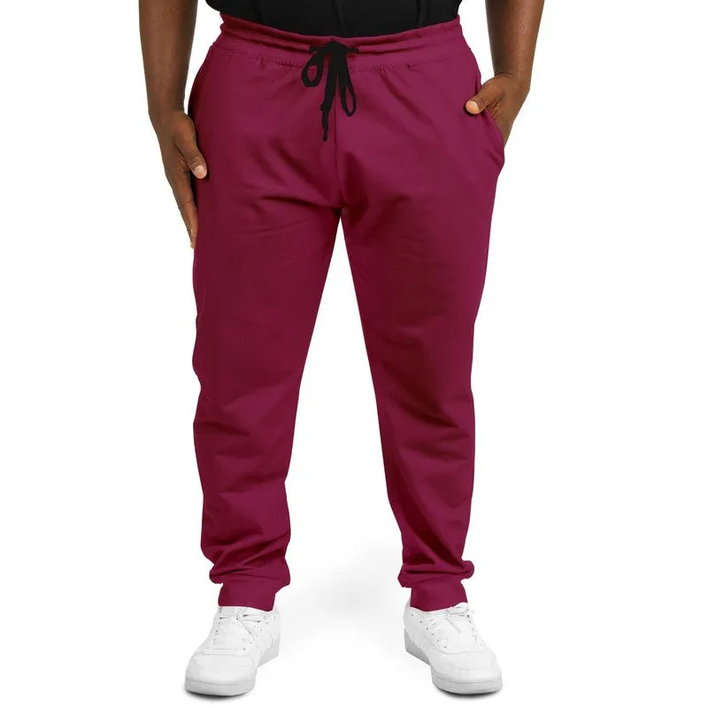 Medium Dark Cool Pink Joggers | Unisex | with PLUS sizes | Medium Dark Pure Cool Pink | C0M100Y25K60