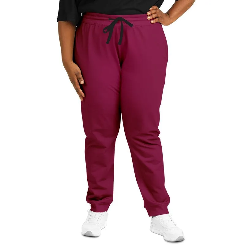 Medium Dark Cool Pink Joggers | Unisex | with PLUS sizes | Medium Dark Pure Cool Pink | C0M100Y25K60