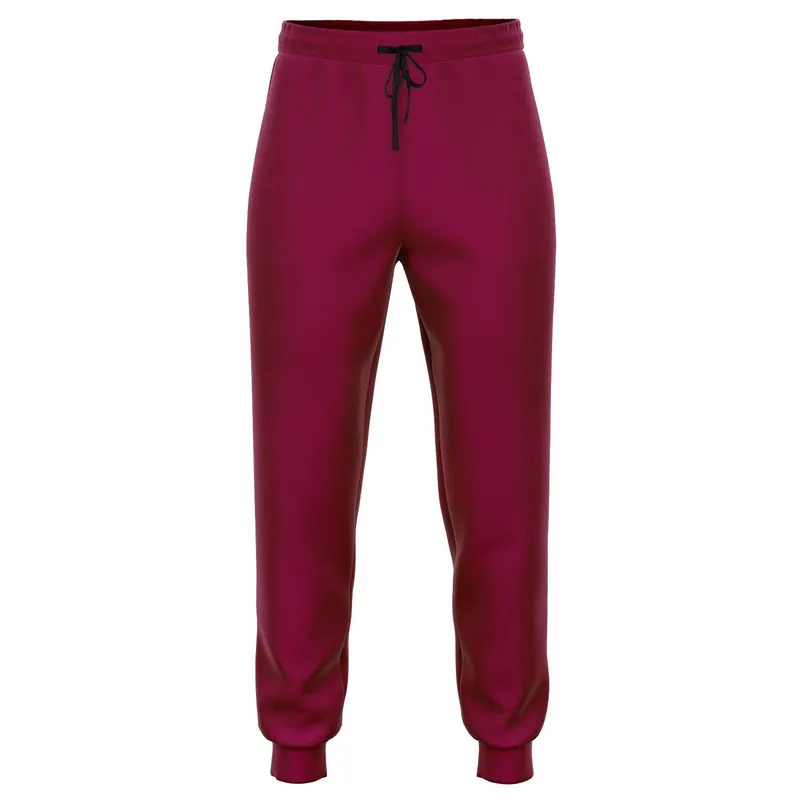 Medium Dark Cool Pink Joggers | Unisex | with PLUS sizes | Medium Dark Pure Cool Pink | C0M100Y25K60