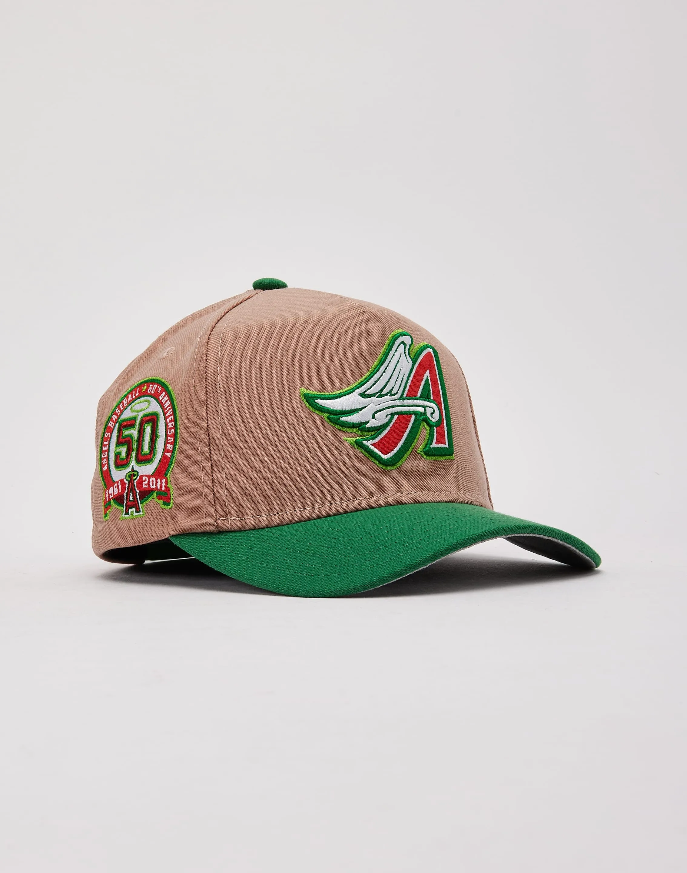 Mitchell & Ness Angels Anniversary Pro Pinch Snapback Hat