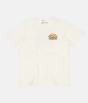 Mollusk Cheeseburger T-Shirt - Antique White