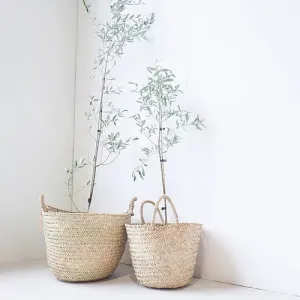 Moroccan Woven Waste/Storage Baskets