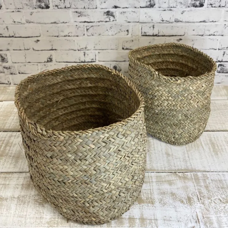 Moroccan Woven Waste/Storage Baskets