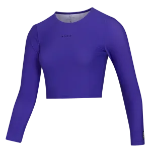 MYSTIC SUN LS RASH CROP WOMEN PURPLE