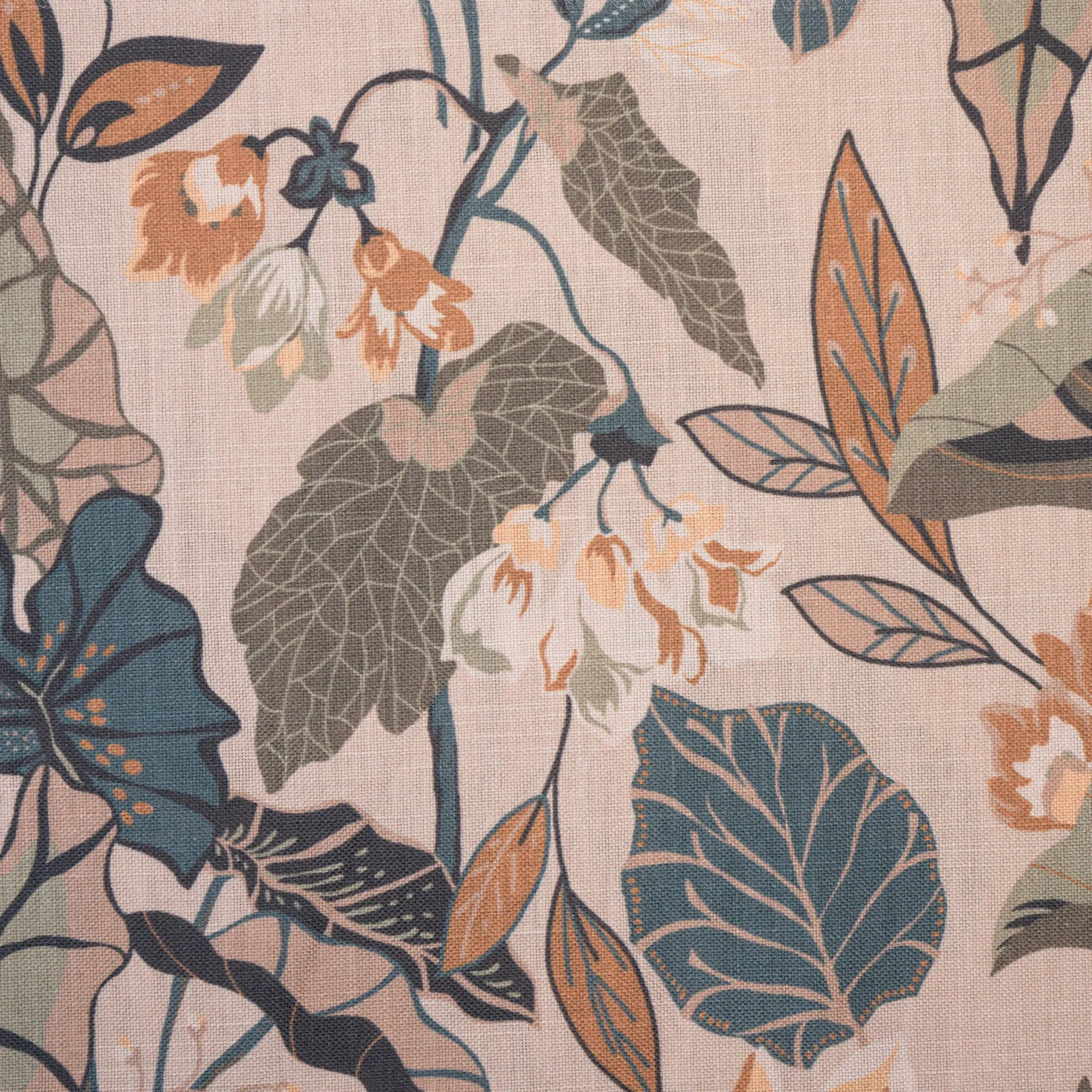 NEW - DELIA - TROPICAL PRINT UPHOLSTERY FABRIC BY THE YARD