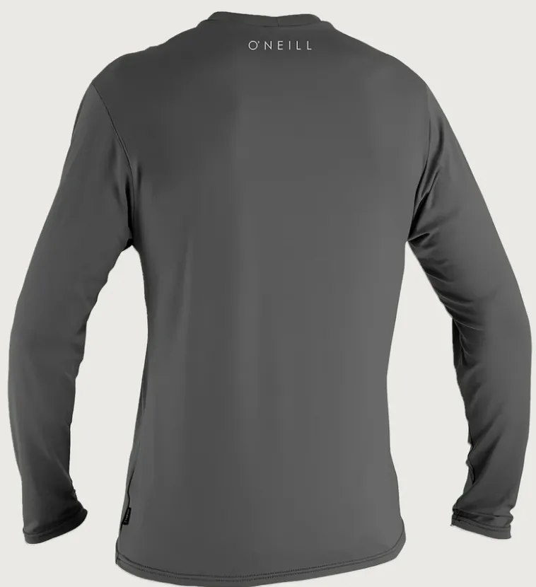 O'neill Men's Basic Skins UPF 30  L/S Sun Shirt GRAPHITE