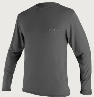 O'neill Men's Basic Skins UPF 30  L/S Sun Shirt GRAPHITE