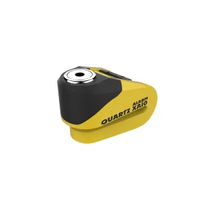 OXFORD QUARTZ XA10 ALARM DISC LOCK YEL (NEW)