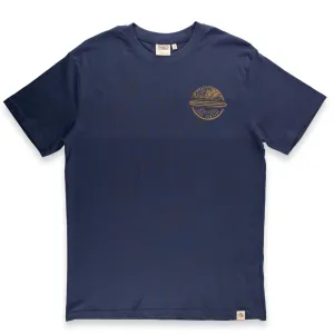 Pacific Creations "Laie Hawaii Surf Badge" Men's T-Shirt, Navy