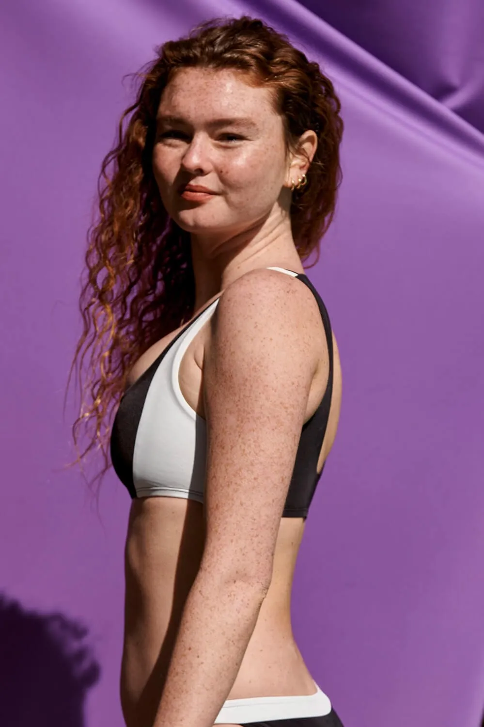 Paige Bikini Top - Black & White