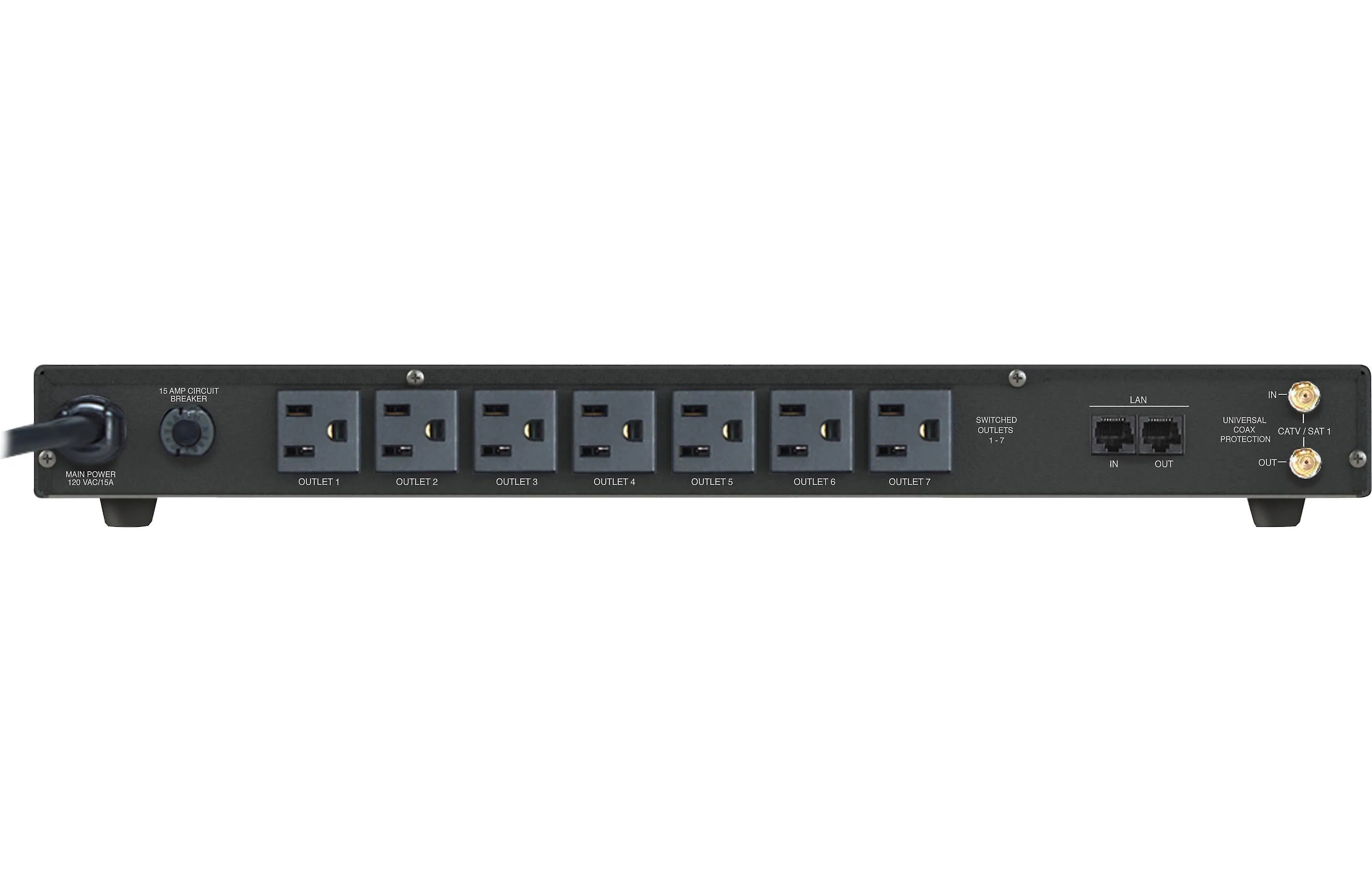 Panamax MR4000 8-Outlet Home Theater Power Management & Surge Protection