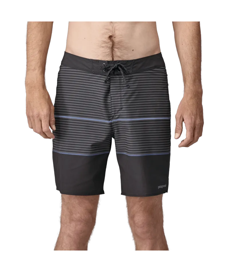 Patagonia Hydropeak 18 in Boardshorts-Olivas Stripe: Ink Black