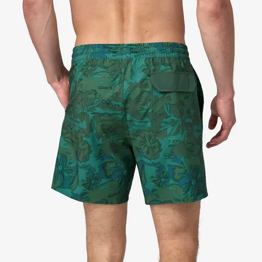 Patagonia Hydropeak Volley 16 in Boardshorts-Cliffs and Coves: Conifer Green