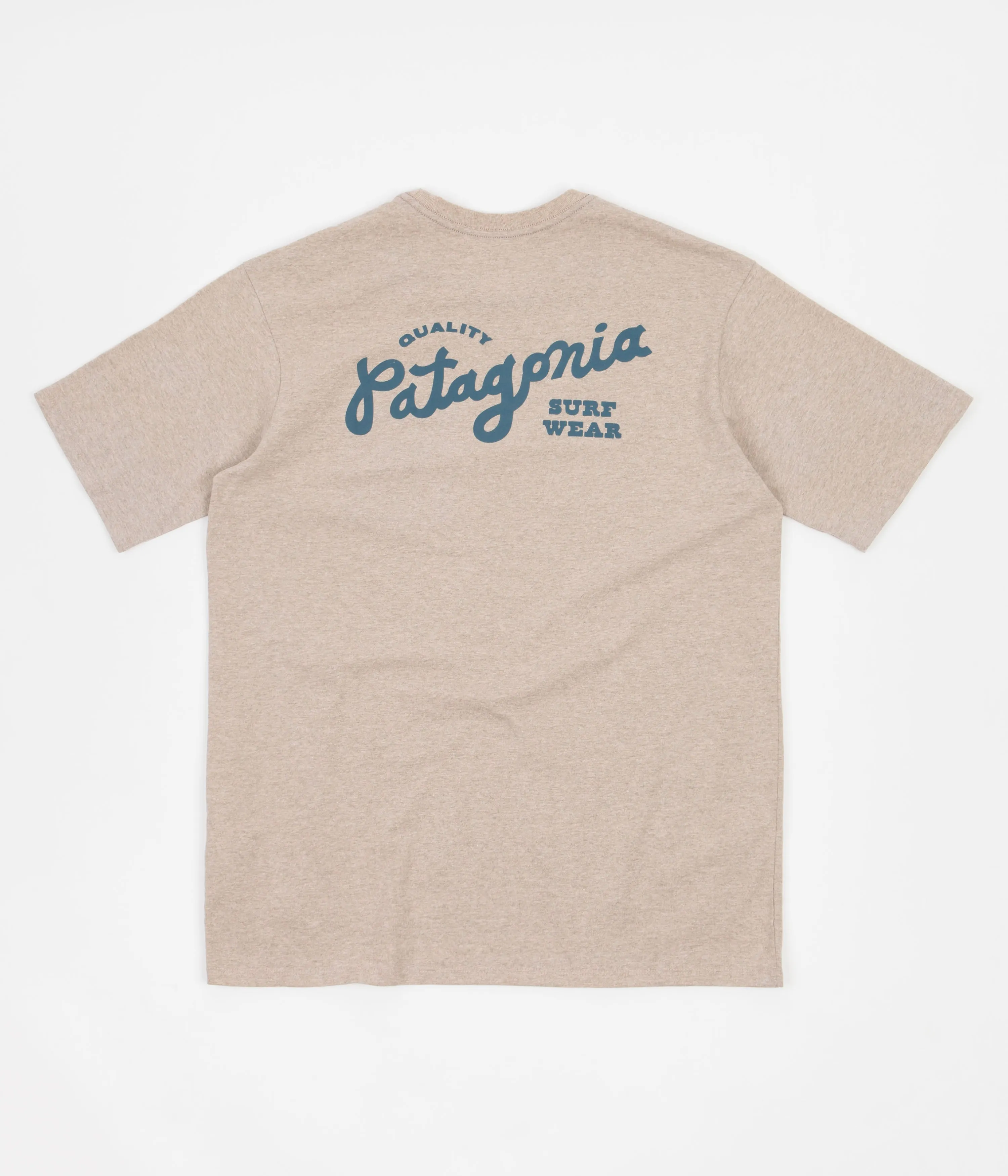 Patagonia Quality Surf Pocket Responsibili-Tee T-Shirt - Shroom Taupe