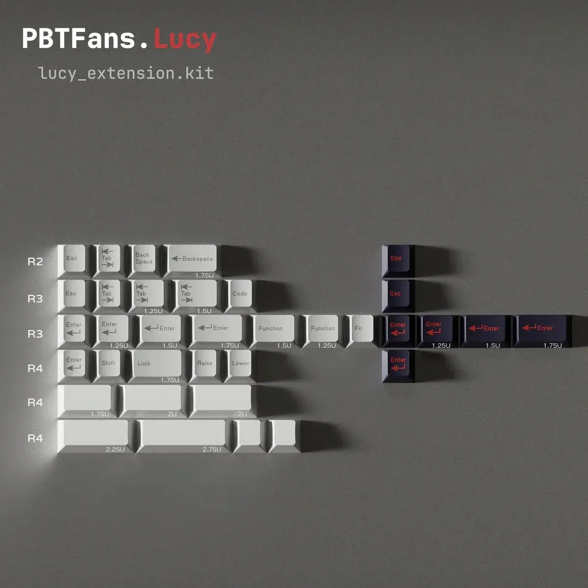 PBTfans Lucy Keycap Set