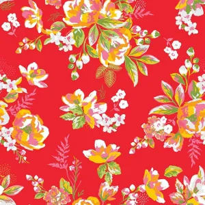 Picnic Florals - Main Red