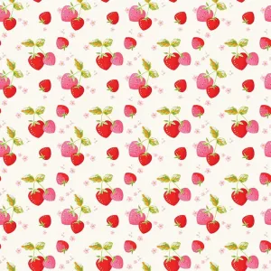 Picnic Florals - Strawberries Cream