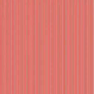 Picnic Florals - Stripes Red