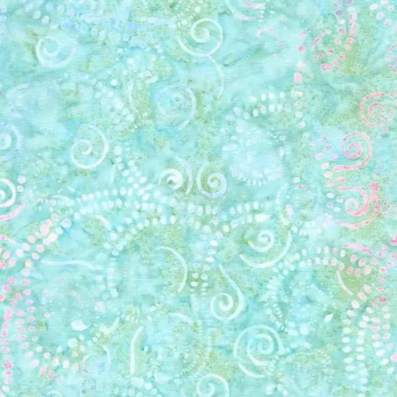 Playful Surf B7909 in the Fantasy Collection, Batik Fabric